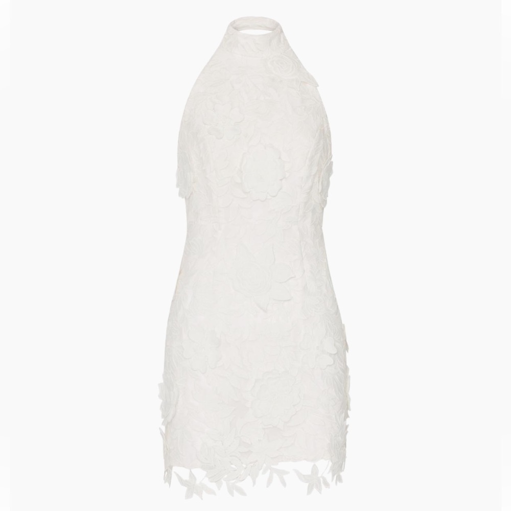 Milly Olivia Rose Trellis Lace Dress Ivory Size 4 NWT - Picture 3 of 5